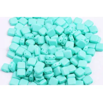 Korálek Dvoudírkové čtverečky č. 85 (6x6 mm)