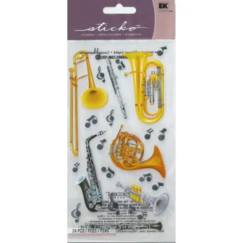 samolepka Samolepky Sticko - hudební nástroje 2