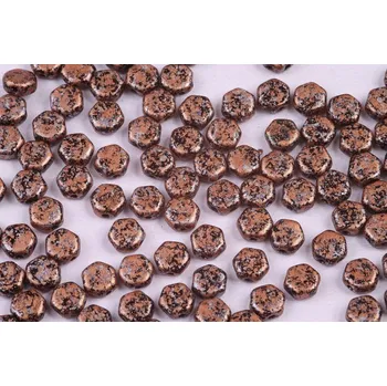 Korálek Dvoudírkový hexagon č. 156