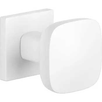 Dveřní kování AS - MADLO QUERCA - HR 7S bez spodní rozety, madlo pevné ks WS - Bílá matná