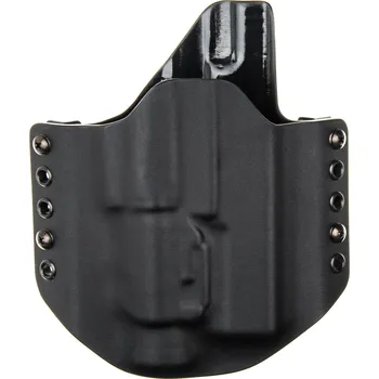 Příslušenství pro sportovní střelbu RH Holsters OWB - Glock 17/22/31 + Streamlight TLR-2 HL - vnější kydexové pouzdro - poloviční sweatguard - černá/černá Pouzdro je pro: Pravák