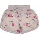 Dívčí kraťasy Kytičky šedé 128
