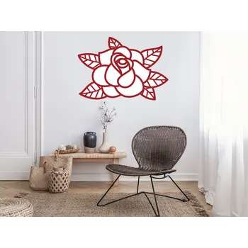 Samolepící dekorace Růže 01 samolepka na zeď 45 x 32 cm