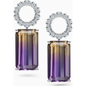 Náušnice Korbička Šperky Náušnice 038 - Ametríny, diamanty&nbsp;SI1/E -bílé zlato/žluté zlato/červené zlato