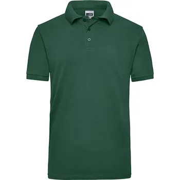 Pánské tričko James&amp;Nicholson Pánská polokošile JN801 Dark Green XXL