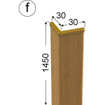 rohová lišta NOVÁK Rohová lišta 30x30 fólie olše, 1,45m 5113