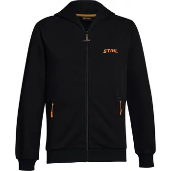 Pánská mikina STIHL Černá mikina s kapucí L