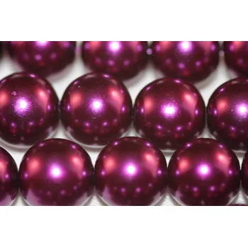 Dětské navlékací korálky Korálky voskované č. 49 - 12 mm