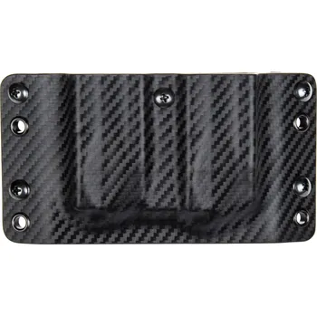Příslušenství pro sportovní střelbu RH Holsters OWB - CZ 75 TS - vnější kydexové pouzdro na 2 zásobníky - bez sweatguardu - carbon/černá Umístění pouzdra: Levý bok (pravák)