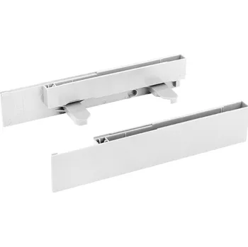 Nábytkové kování StrongMax 16/18 držáky skleněného čela, vnitřní zásuvka H185, bílá (StrongMax 16/18 držáky skleněného čela, vnitřní zásuvka H185, bílá)