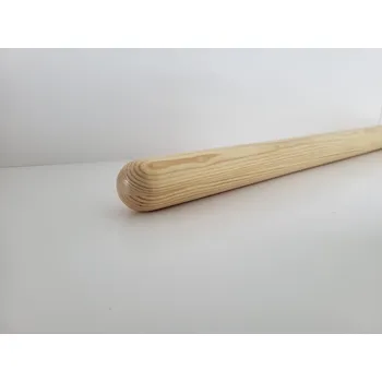 Zábradlí Tvarované 2D madlo Borovice Lak bezbarvý