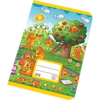 Sešit 512 bezdřevý papír A5,10 listů