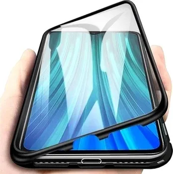 Pouzdro na mobilní telefon MG Magnetic Full Body Glass pro Samsung Galaxy S23 Ultra černé