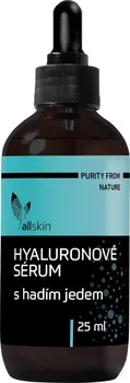 Pleťové sérum Allnature Allskin hyaluronové sérum s hadím jedem 25 ml