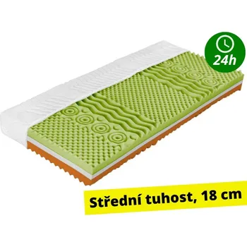 Matrace Matrace za hubičku.cz Favorit 18 180 x 200 česká sendvičová matrace, střední tuhost
