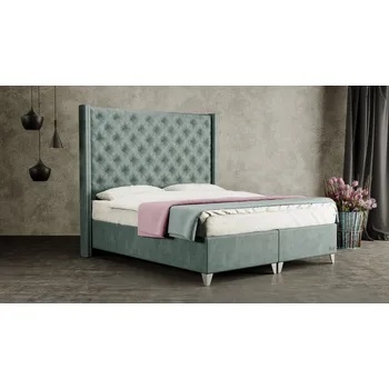 Úložný box Materasso Kontinentální čalouněná postel VIENNA boxspring ROZMĚR: 2x (90x200) cm - boxspring