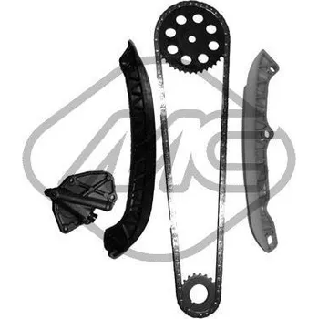 Rozvod motoru Sada rozvodového řetězu, , 03D105209E, 03D109229, 03D109469C, 03D109509L, 03D109571L, 03E109507S, Metalcaucho, 06186