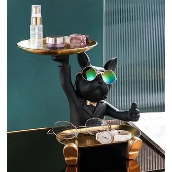 OEM Multifunkční dekorace sedící Bulldog