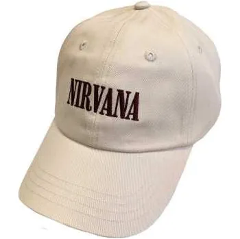 Čepice Merch Nirvana: Nirvana Unisex Baseball Cap: Text Logo In Utero
