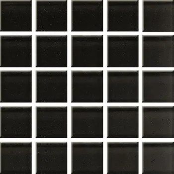 Obklad CERAMIKA KOŇSKIE DEKOR MAJOLIKA BLACK GLASS MOZAIKA 25x25 KON-162322
