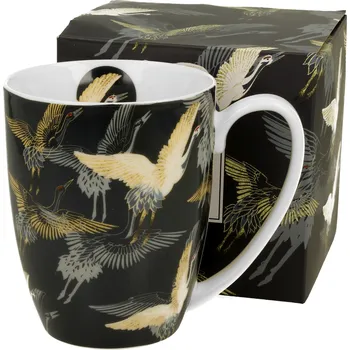 DUO Gifts DG - Porcelánový hrnek JEŘÁBY V NOCI v dárkové krabičce - 380 ml
