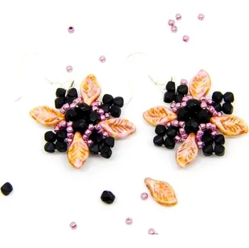 Korálek Náušnice Mýlos č.1652 - stavebnice