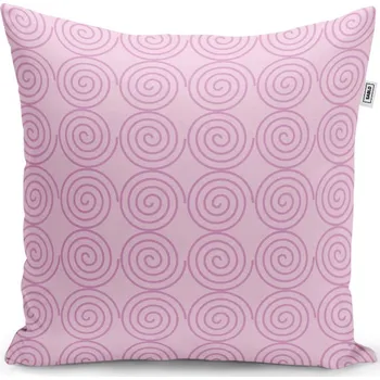 Polštář Sablio Polštář Růžové spirály - 50x50 cm