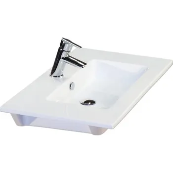 Umyvadlo Umyvadlo na skříňku Sanox Gala sanitární keramika bílá 81 x 46 10210201