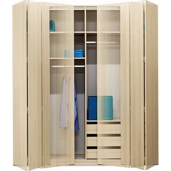 Zrcadlo Nábytek Mikulík Skříň GRANDE 200 cm - bezúchytkové otevírání + 2x zrcadlo