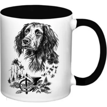 E-myslivost Lovecký hrnek - Münsterlandský ohař