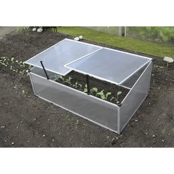 Skleník Pařeniště Comfort polykarbonát 100 x 60 x 30/40 cm