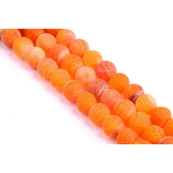 Korálek Minerál dračí achát č.42 (8mm)