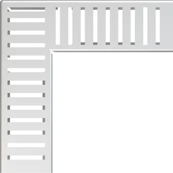 ALCAPLAST Rošt pro drenážní žlab rohový 75 mm, nerez ALC-ADZ-R302R