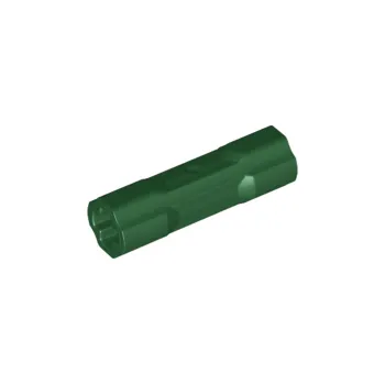 Hračka 26287 Dark Green Technic, Axle Connector 3L (Tmavě zelený konektor nápravy Technic 3L)