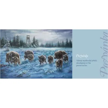 Pozvánka E-myslivost Pozvánka na lov - divočáci