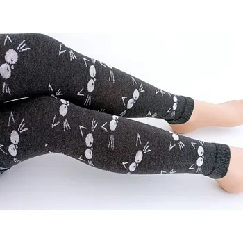 Dívčí punčochové legíny TREPON Macík, antracitové melé