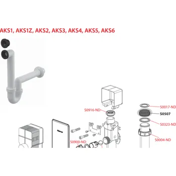 ALCAPLAST ND ALCAPLAST Klapka KS ALC-S0942-ND