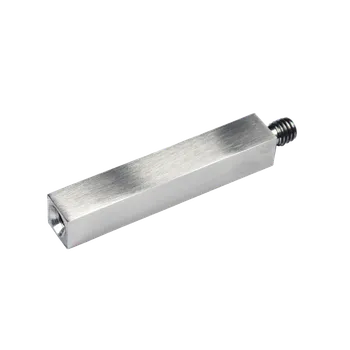 Čep 12 x 12 mm, L = 68 mm, broušená nerez AISI 304