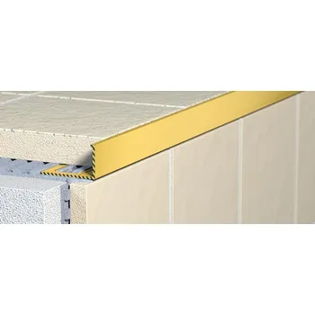 ukončovací lišta Lišta ukončovací "L" Havos, mosaz, délka 250 cm, výška hrany 12,5 mm, MO12250