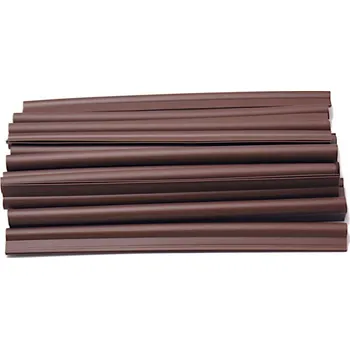 Plot Plastový plotový úchyt (tmavý ořech) - délka 19 cm