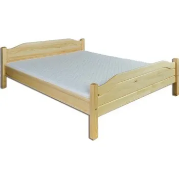 Postel KLASA-NÁBYTEK.cz Dvoulůžková postel GAMA - borovice ROZMĚR: 140 x 200 cm - ATYP