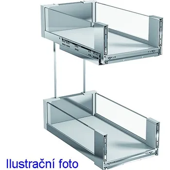 VIBO Essence koš spodní 400mm šedý P/L (VIBO Essence koš spodní 400mm šedý P/L)