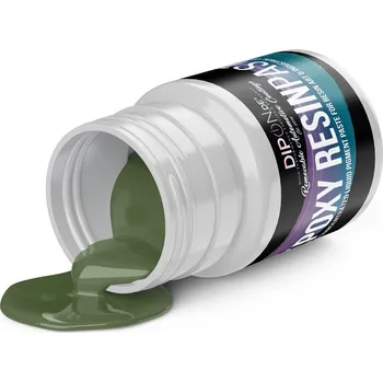 barva a nátěr na dřevo DIPON Rezedová zelená (RAL 6011) Zelená pigmentová pasta Hmotnost: 50 g