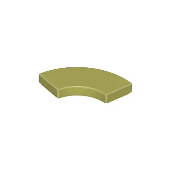 Hračka 27925 Olive Green Tile, Round Corner 2 x 2 Macaroni (Olivově zelená dlaždice, kulatý roh 2 x 2 Macaroni)