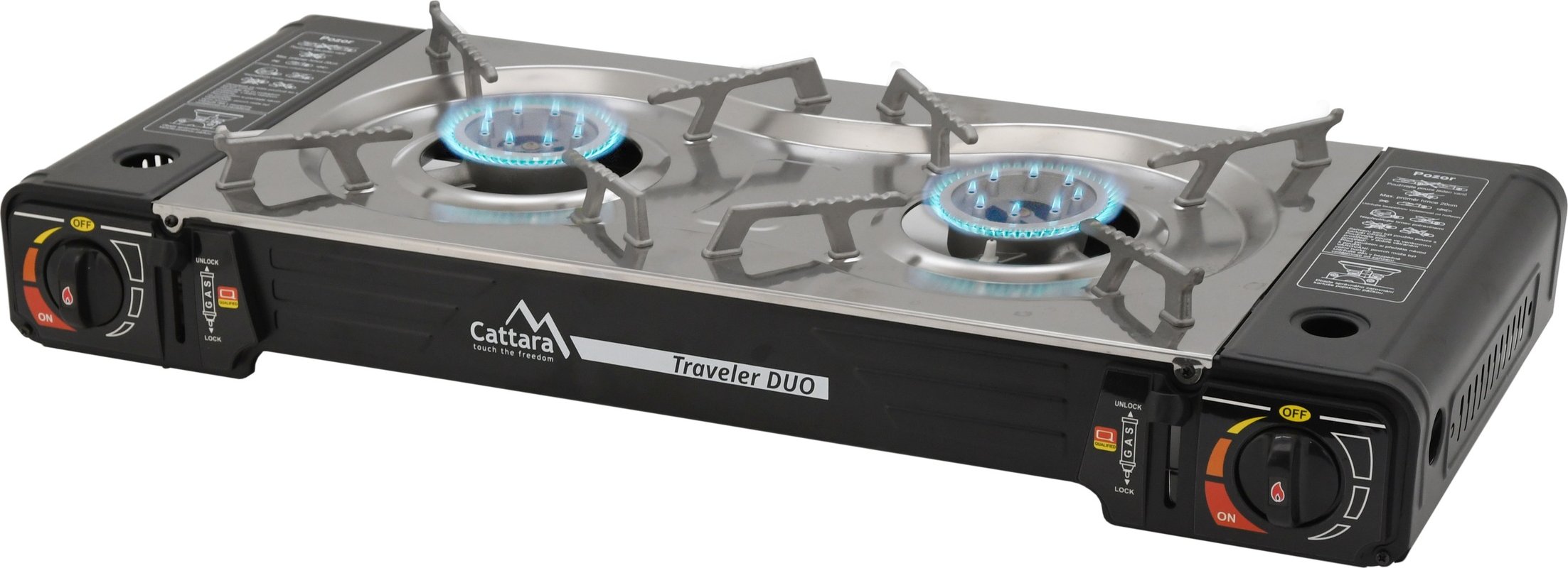 Cestovní plynový dvouvařič Traveler DUO Cattara