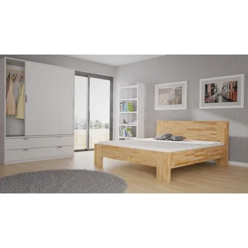 Postel MRAVA, s.r.o. Dvoulůžková postel FORTUNA ROZMĚR: 140 x 200 cm - ATYP