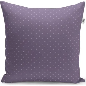 Polštář Sablio Polštář Bílé čtverce - 50x50 cm