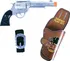 Dětská zbraň Rappa 220997 kovbojská pistole v pouzdře se zvukem