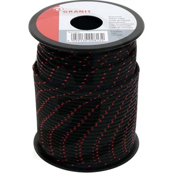 Startovací lanko, šňůra průměr 3,5 mm délka 100 m červené pro pily, křovinořezy, sekačky