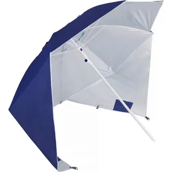Slunečník Springos Shield XXL 210 cm tmavě modrý